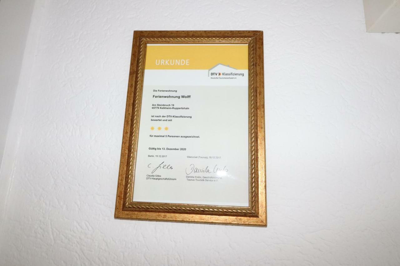Ferienwohnung Wolff, Kelkheim Dış mekan fotoğraf